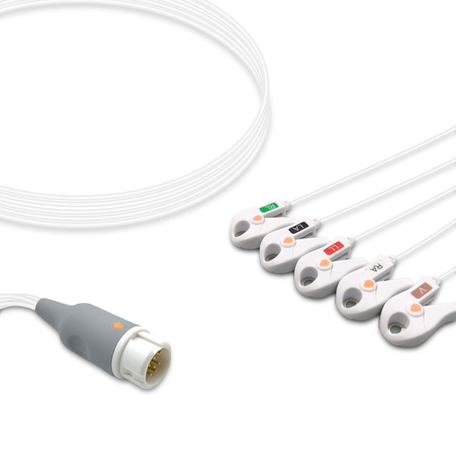 Philips One-Piece ECG Cable, Disposable (Box of 10)