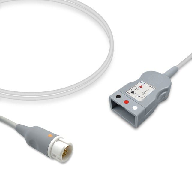 Philips ECG Trunk Cable M1500A, 3 lead, 2.5m, AA Twin-Pin, AHA, Reusable