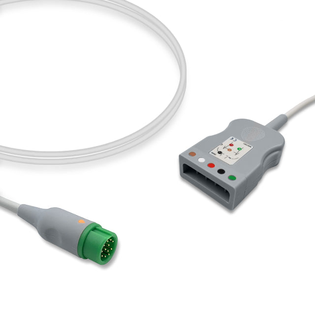 Mindray ECG Trunk Cable 0010-30-42719, 5 lead, 2.5m, Mindray, AHA, Reusable