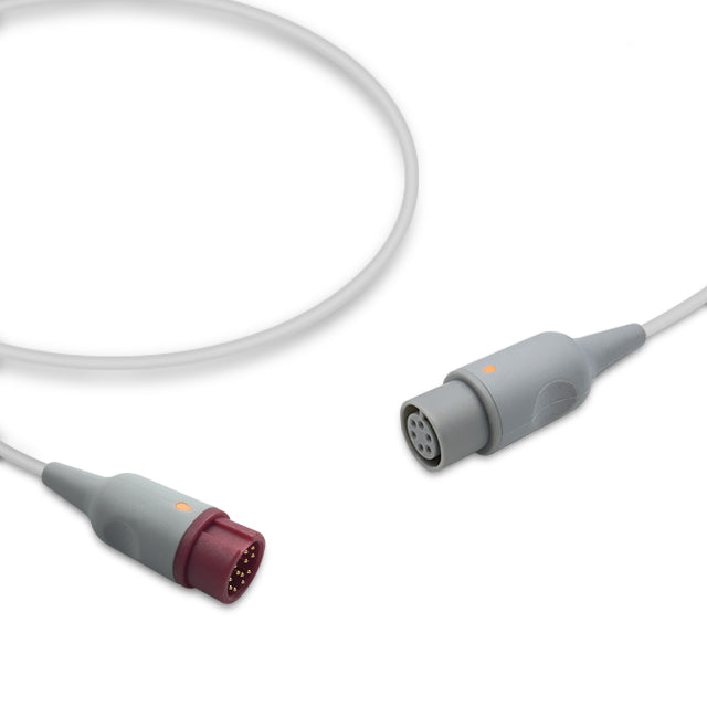 Mindray IBP Converter Cable 0010-20-42795, 0.3m, use with AAMI 6 Pin IBP cable, Reusable