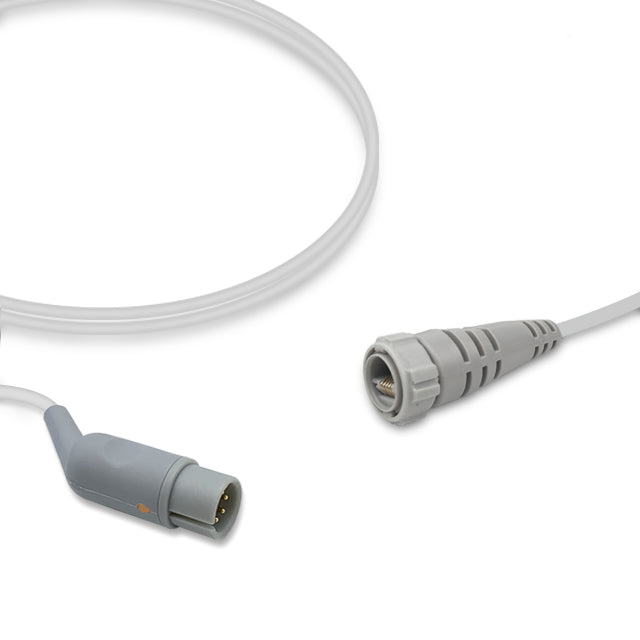 AAMI IBP Adapter Cable, 4.0m, use with Argon disposable transducer, Reusable