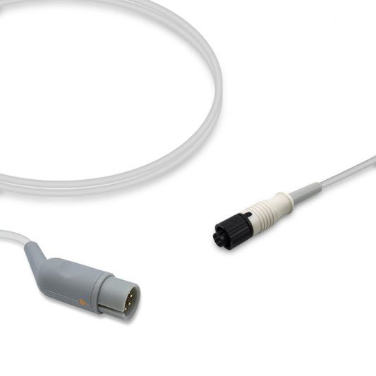 AAMI IBP Adapter Cable, 4.0m, use with Medex-Logical transducer, Reusable