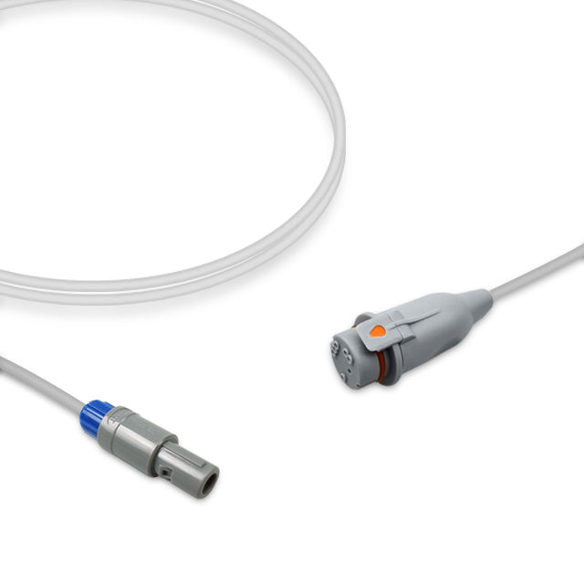 Colin IBP Adapter Cable, 4.0m, use with Argon/B.D. disposable transducer, Reusable