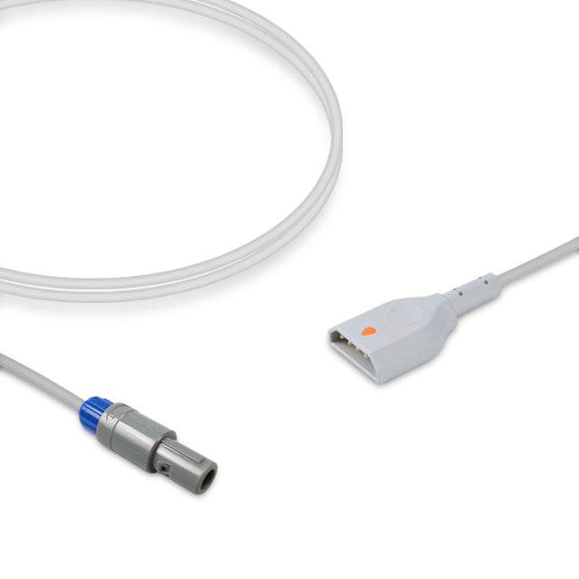 Colin IBP Adapter Cable, 4.0m, use with PVB disposable transducer, Reusable