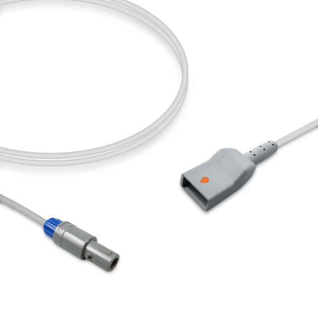 Colin IBP Adapter Cable, 4.0m, use with Utah disposable transducer, Reusable