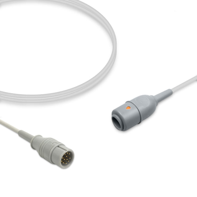 Comen IBP Adapter Cable, 4.0m, use with Edwards disposable transducer, Reusable