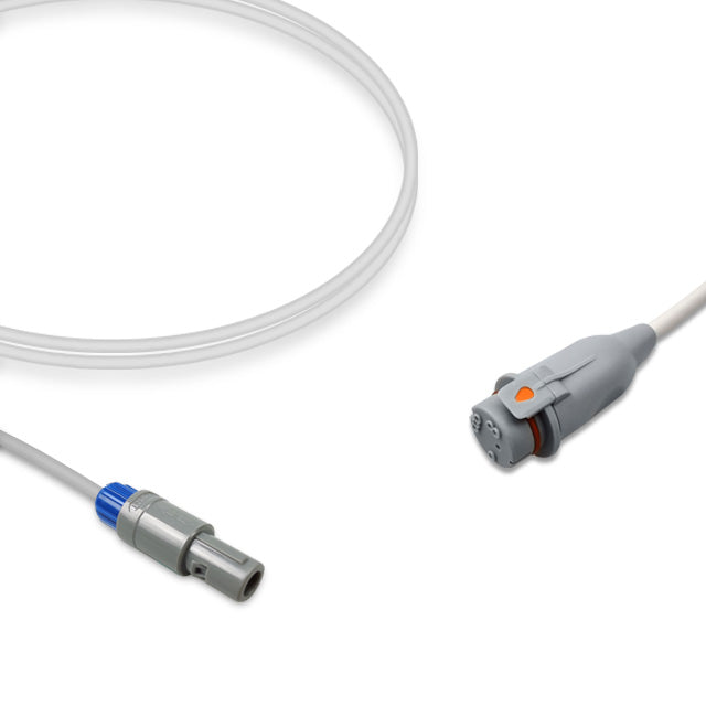 Criticare IBP Adapter Cable, 4.0m, use with Argon/B.D. disposable transducer, Reusable