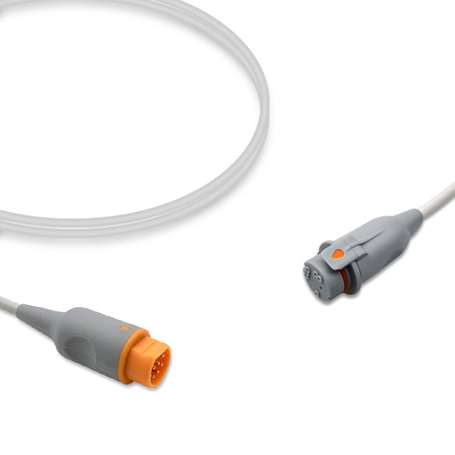 Siemens IBP Adapter Cable, 4.0m, use with Argon/B.D. disposable transducer, Reusable