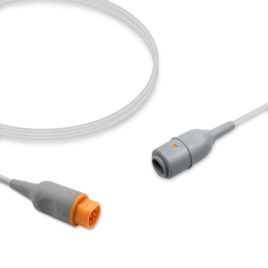 Siemens IBP Adapter Cable, 4.0m, use with Edwards disposable transducer, Reusable