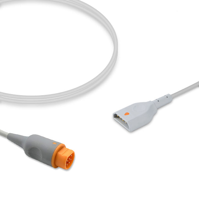 Siemens IBP Adapter Cable, 4.0m, use with PVB disposable transducer, Reusable