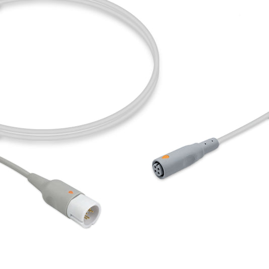 Draeger IBP Adapter Cable, 4.0m, use with B.Braun disposable transducer, Reusable