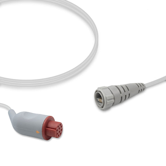 Datex IBP Adapter Cable, 4.0m, use with Argon disposable transducer, Reusable