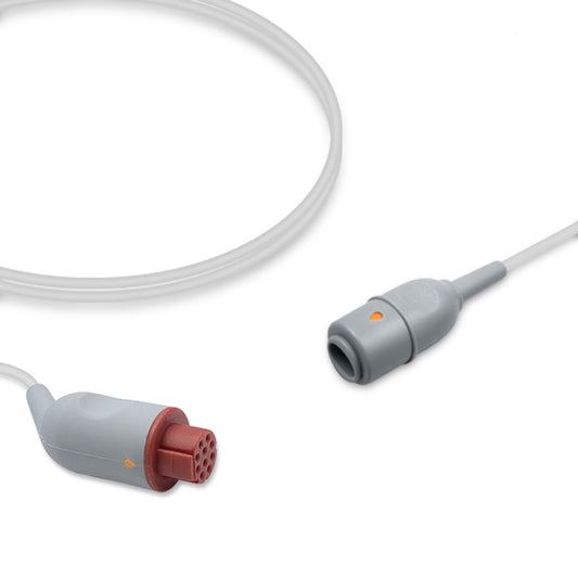 Datex IBP Adapter Cable 8960CKPNL, 4.0m, use with Edwards disposable transducer, Reusable