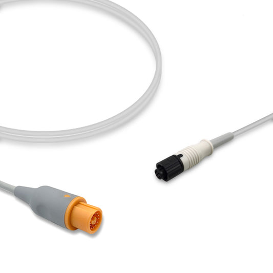 Fukuda Denshi IBP Adapter Cable, 4.0m, use with Medex-Logical transducer, Reusable