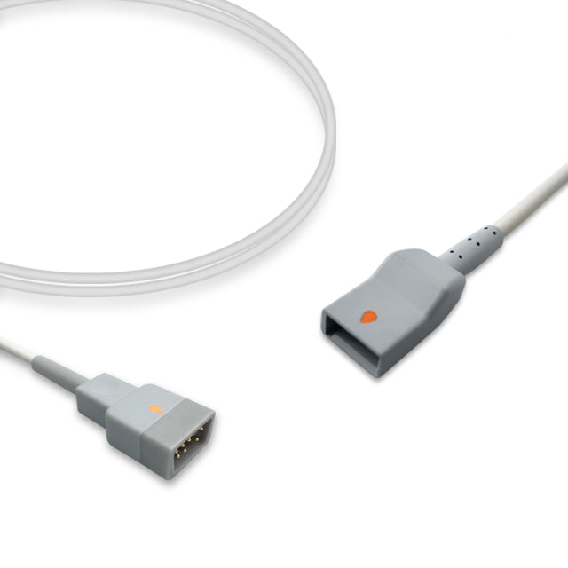 IBP Adapter Cable, 4.0m, use with Utah disposable transducer, Reusable