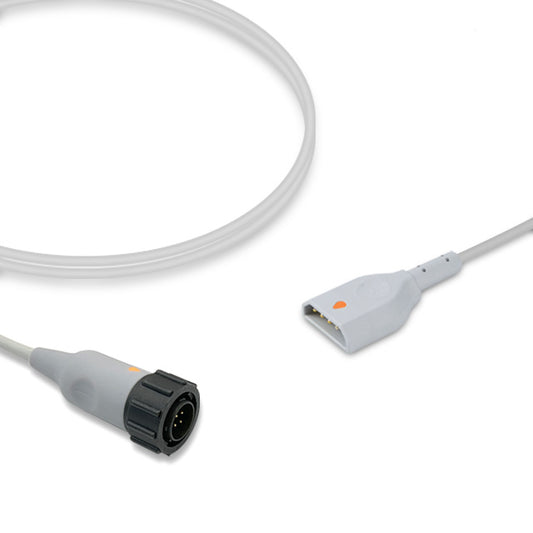 GE Healthcare IBP Adapter Cable, 4.0m, use with PVB disposable transducer, Reusable