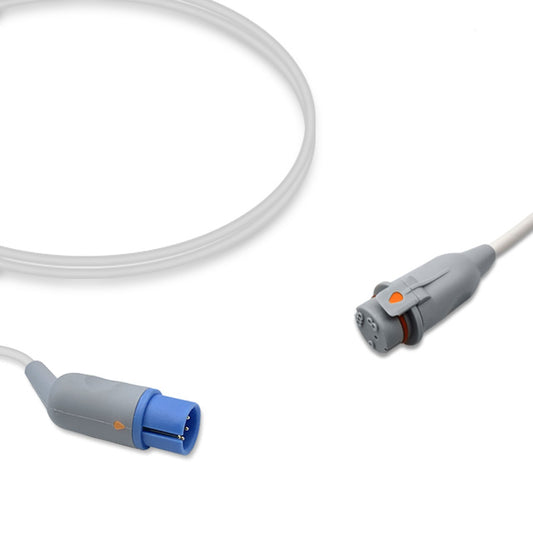 MEK IBP Adapter Cable, 4.0m, use with Argon/B.D. disposable transducer, Reusable