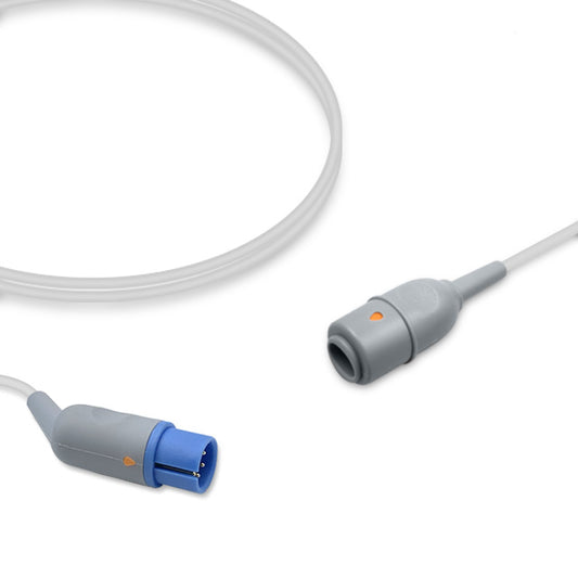 MEK IBP Adapter Cable, 4.0m, use with Edwards disposable transducer, Reusable