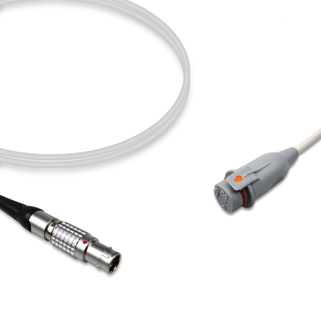 Maquet IBP Adapter Cable, 4.0m, use with Argon/B.D. disposable transducer, Reusable