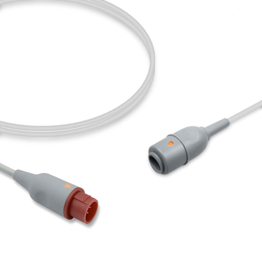 Mennen Medical IBP Adapter Cable, 4.0m, use with Edwards disposable transducer, Reusable