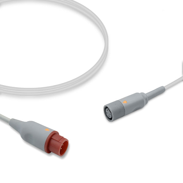 Mennen Medical IBP Adapter Cable, 4.0m, use with Mindray disposable transducer, Reusable