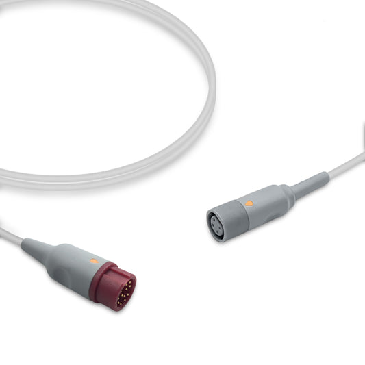 Mindray IBP Adapter Cable IM2205, 4.0m, use with Mindray disposable transducer, Reusable