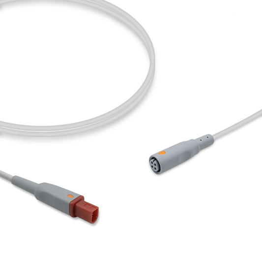 Mindray IBP Adapter Cable, 4.0m, use with B.Braun disposable transducer, Reusable