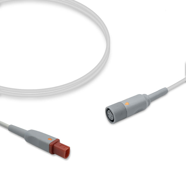 Mindray IBP Adapter Cable, 4.0m, use with Mindray disposable transducer, Reusable