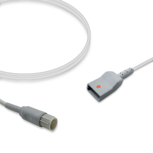 Nihon Kohden IBP Adapter Cable NKD-IBP/UTAH, 4.0m, use with Utah disposable transducer, Reusable