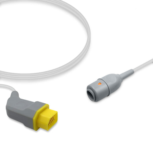 Nihon Kohden IBP Adapter Cable JP-920P, 4.0m, use with Edwards disposable transducer, Reusable