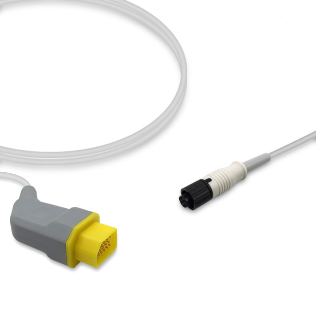 Nihon Kohden IBP Adapter Cable, 4.0m, use with Medex-Logical transducer, Reusable