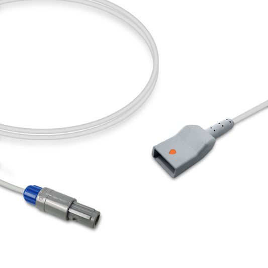 Nihon Kohden IBP Adapter Cable, 4.0m, use with Utah disposable transducer, Reusable