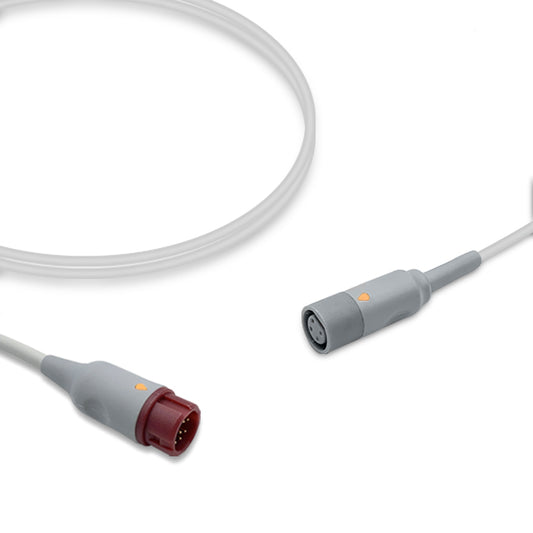 Philips IBP Adapter Cable, 4.0m, use with Mindray disposable transducer, Reusable