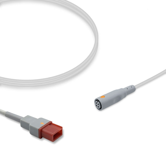 Spacelabs IBP Adapter Cable, 4.0m, use with B.Braun disposable transducer, Reusable