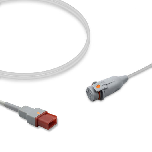 Spacelabs IBP Adapter Cable, 4.0m, use with Argon/B.D. disposable transducer, Reusable