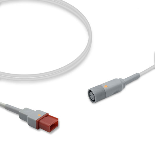 Spacelabs IBP Adapter Cable, 4.0m, use with Mindray disposable transducer, Reusable