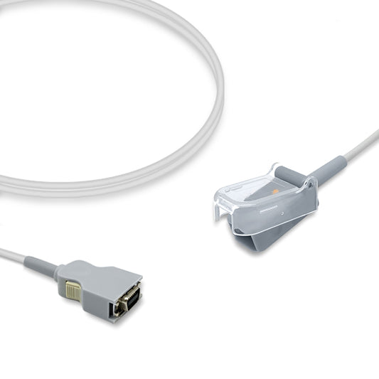 Nellcor SpO2 Adapter Cable SCP-10, 2.4m, use with Nellcor-Oxismart sensor, Reusable