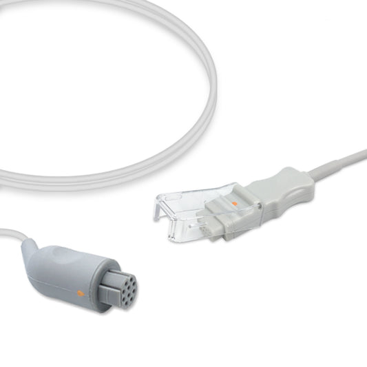 GE Healthcare SpO2 Adapter Cable OXY-C1, 1.2m, use with Datex sensor, Reusable