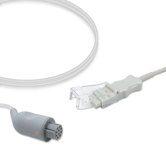 GE Healthcare SpO2 Adapter Cable OXY-C3, 2.4m, use with Datex sensor, Reusable