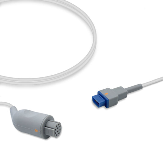 GE Healthcare SpO2 Adapter Cable TS-N3, 2.4m, use with GE-Trusignal sensor, Reusable