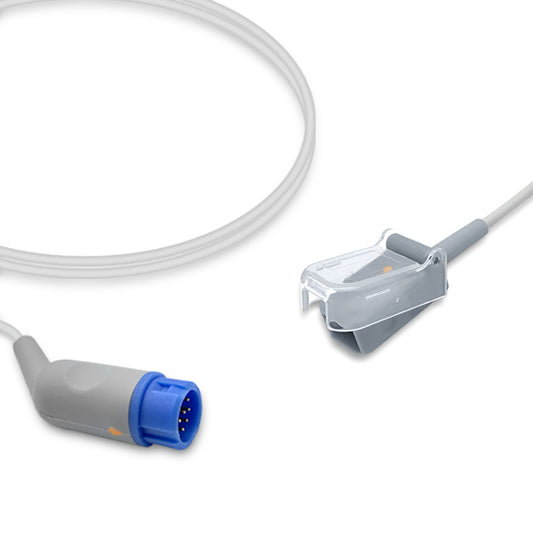 Philips SpO2 Adapter Cable M1900B, 2.4m, use with Nellcor-Oxismart sensor, Reusable