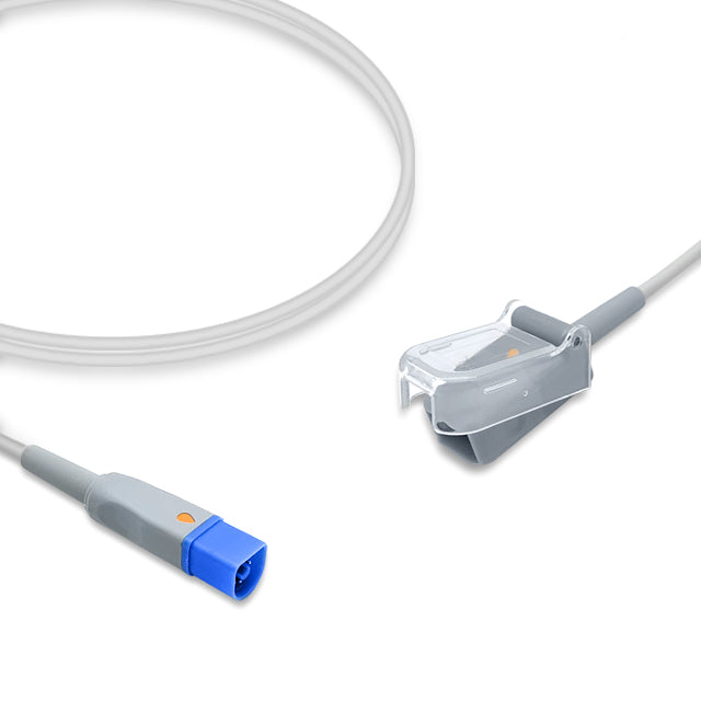 Philips SpO2 Adapter Cable, 3.0m, use with Masimo-LNCS sensor, Reusable