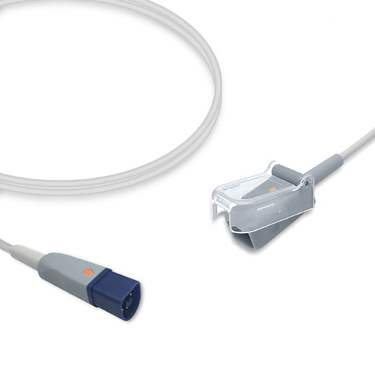 Philips SpO2 Adapter Cable M1943NL, 2.4m, use with Nellcor-Oxismart sensor, Reusable