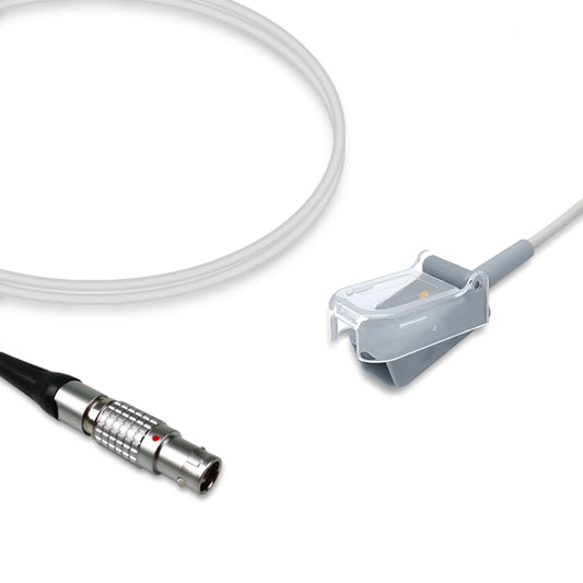 Nonin SpO2 Adapter Cable, 2.4m, use with Nonin sensor, Reusable