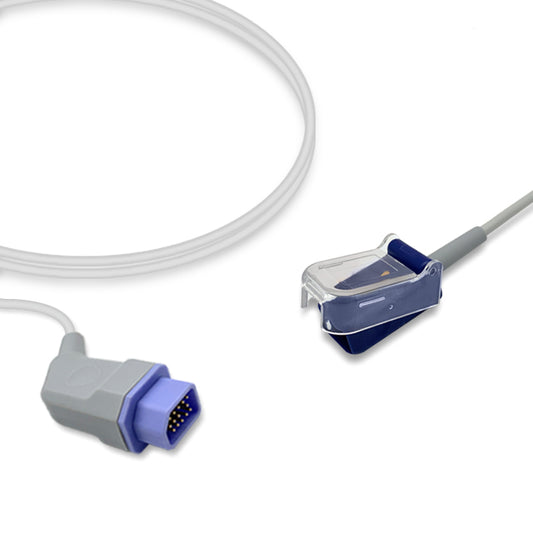 Nihon Kohden SpO2 Adapter Cable JL-650P, 3.0m, use with Nellcor-Oximax sensor, Reusable