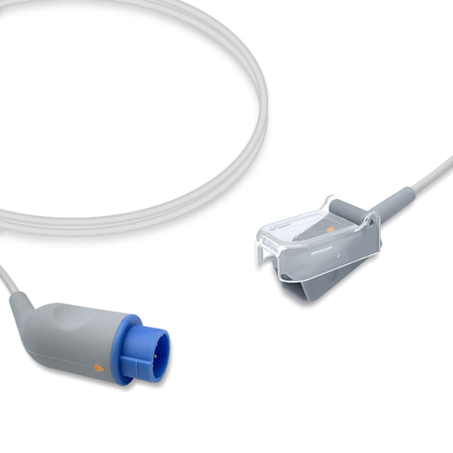 Schiller SpO2 Adapter Cable, 2.4m, use with Masimo-LNCS sensor, Reusable