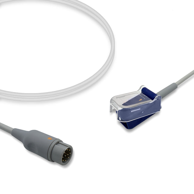 Mindray SpO2 Adapter Cable 0010-20-42712, 3.0m, use with Nellcor-Oximax sensor, Reusable