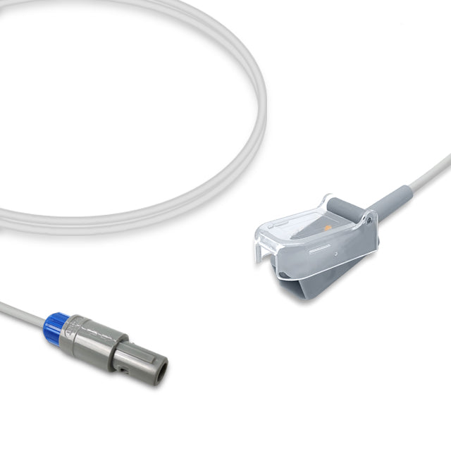 Biolight SpO2 Adapter Cable, 2.4m, 2.4m, use with Nellcor-Oxismart sensor, use with Nellcor-Oxismart sensor, Reusable