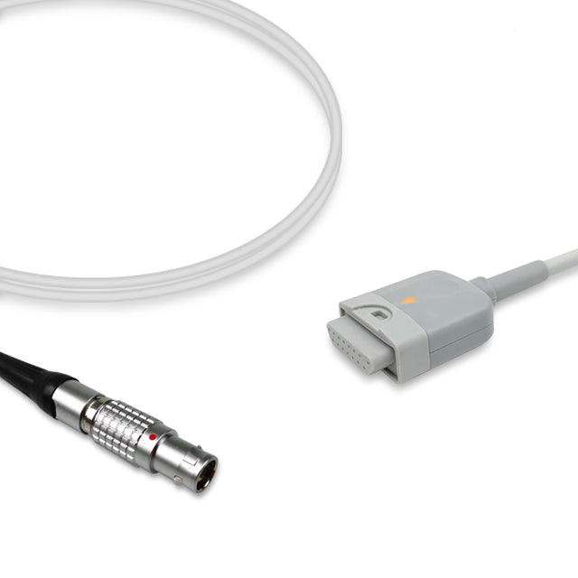 Invivo SpO2 Adapter Cable, 2.4m, use with Masimo M LNCS sensor, Reusable