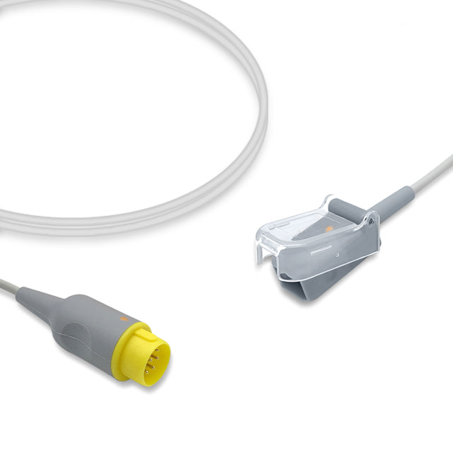 MEK SpO2 Adapter Cable 14060068, 2.4m, use with Nellcor-Oxismart sensor, Reusable